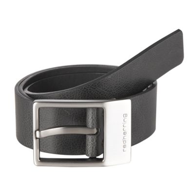 Red Herring Black branded keeper belt